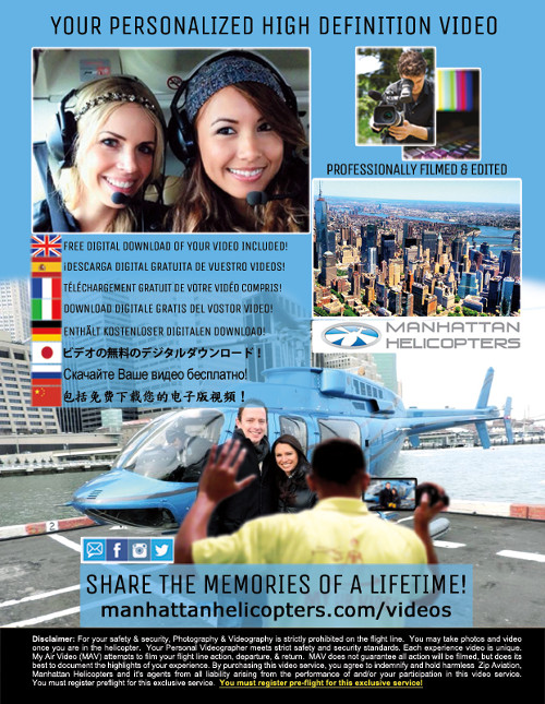 manhattan helicopter video flyer